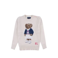 Ralph Lauren Cotton Polo Bear Sweater