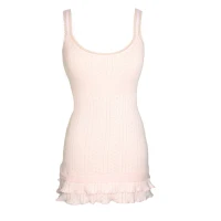Classic Frilly Cha Cha Dress Ballet Pink