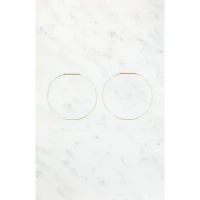 Thin Hoop Earrings