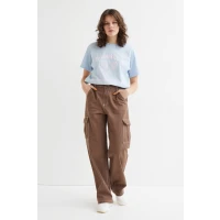 90s Baggy High Waist Jeans - Castanho - SENHORA | H&amp;M PT