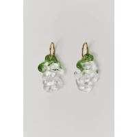 Levens Jewels Sponge Glass Earring