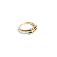 Crossover Ring - Yellow - 14K - 4