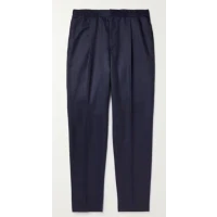 Drew Tapered Pleated Wool Trousers