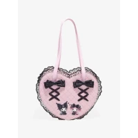 Her Universe My Melody X Kuromi Lolita Figural Heart Bag