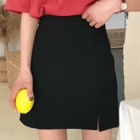 A-Line Slit Skirt