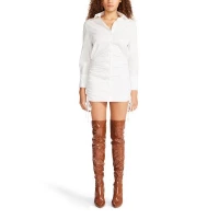 DAY TO NIGHT SHIRT DRESS WHITE