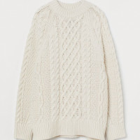 Cable-knit Sweater