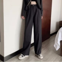 Yako High-Waist Plain Wide-Leg Pants | YesStyle
