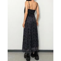 Generous Collar Sexy Slim Maxi Dresses