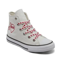 Converse Little Girls Valentines Day Chuck Taylor All Star High Top Casual Sneakers from Finish Line