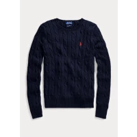Slim Fit Cable-Knit Sweater