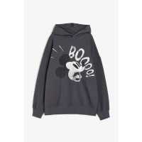 Oversized Printed Hoodie