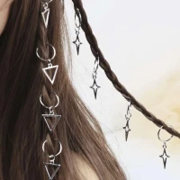 Shein | 25pcs Geo Decor Hair Ring