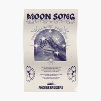 Moon Song - Phoebe Bridgers Poster Poster by ritukanaldesign