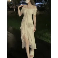 15.09US $ 40% OFF|Fairy 2 Piece Dress Set Woman Casual Long Sleeve Crop Tops + Elegant Solid Strap Midi Dress Party Korea Fashion Suit 2022 Summer - Dresses - AliExpress