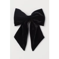 H & M - Bow-detail Hair Clip - Black