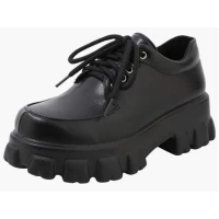 Lace Up Platform Oxford Shoes