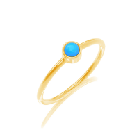 Turquoise Solitaire Ring
