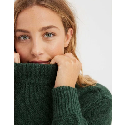 Aerie Oh-Snow-Soft Mock Neck Sweater