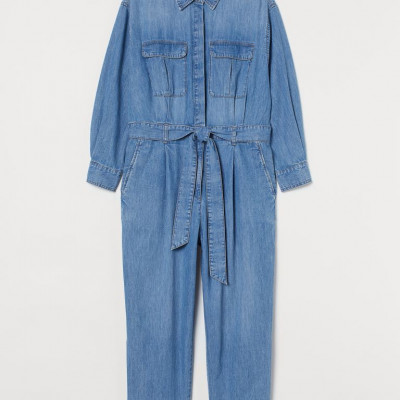 + Denim Jumpsuit