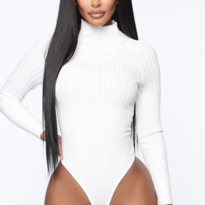 Keep Me Toasty Turtleneck Bodysuit - Ivory
