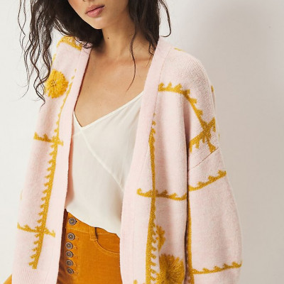 Catherine Floral Shine Cardigan