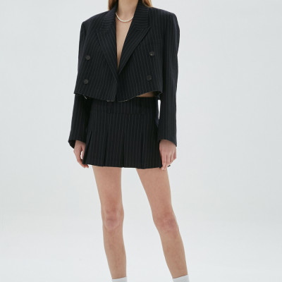 Pin-Stripe Skirt