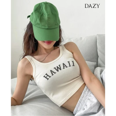 DAZY Letter Graphic Tank Top