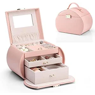 Amazon.com: Vlando Princess Style Jewelry Box from Netherlands Design Team, Fabulous Girls Gift (Pink) : Clothing, Shoes &amp; Jewelry