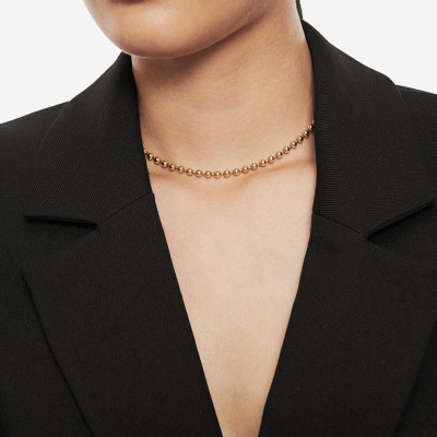 Beaded Necklace - Gold