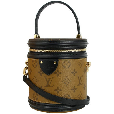Louis Vuitton Cannes Monogram Reverse Brown Brack Handbag Shoulder Bag Women New