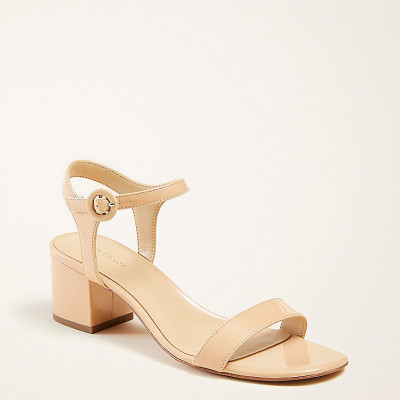 Kennedy Patent Leather Block Heel Sandals