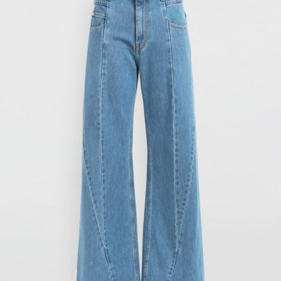 DÃƒÂ©cortiquÃƒÂ© Asymmetric Wide-Leg Pants