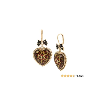 Heart Drop Earrings