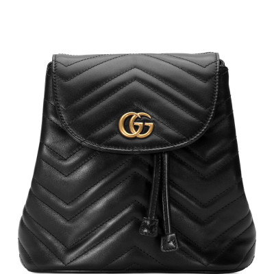 GG Marmont Chevron-Quilted Leather Backpack