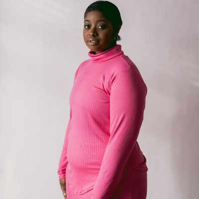 Pink Desire Turtleneck