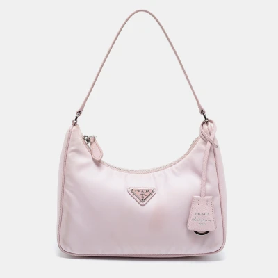 Purple Nylon Re-Edition 2005 Shoulder Bag