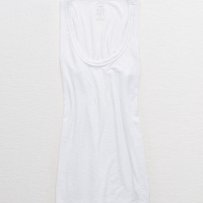 Aerie Gamechanger Tank Womens White