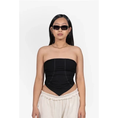 [GASOLINA] Multi-Way Bandana Top in Black