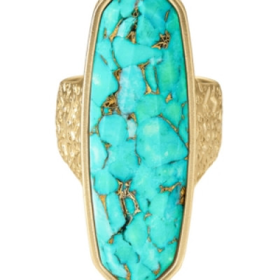 Kendra Scott 14k Gold-Plated Stone Statement Ring