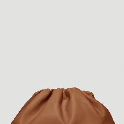 Bottega Veneta The Pouch Clutch Bag in Beige