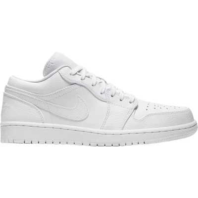 Jordan Air Jordan 1 Low Basketball Shoes, Mens, White