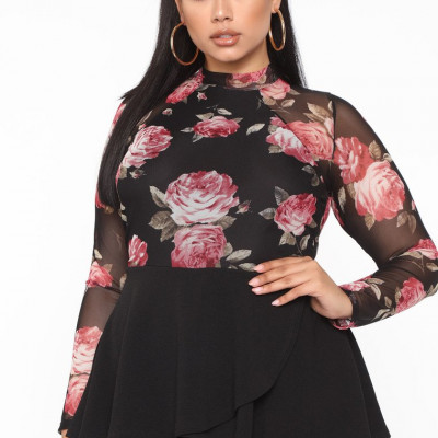 Floral Reasons Mesh Romper