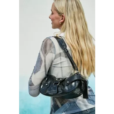 Y2K Biker Shoulder Bag