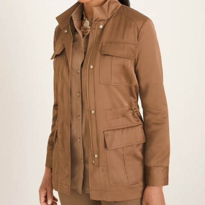 Satin Utility Jacket