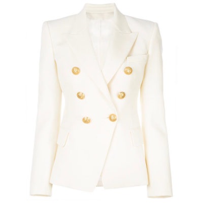 Gold Button Blazer