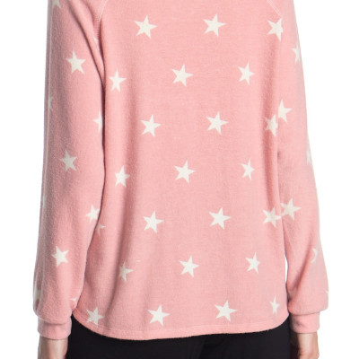 Socialite | V-Neck Long Sleeve Brushed Knit Lounge Top | Nordstrom Rack