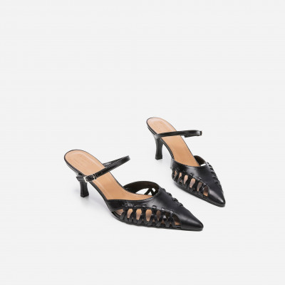 Debora Leather Black