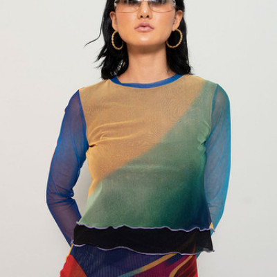 X Heeyajenny Mesh Top VIVID | Expired Girl