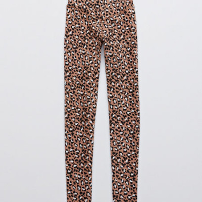 Aerie Play Real Me High Waisted 7/8 Legging Womens Raw Sienna